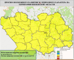 Третий класс пожарной опасности ожидается в Пензенской области 8 сентября