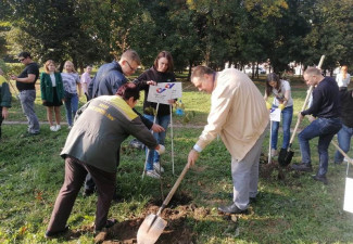 В Пензе организовали акцию по посадке молодых деревьев
