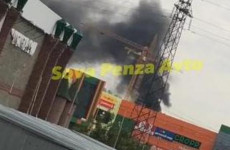 Пензенцы сообщают о пожаре в районе ТРК Коллаж