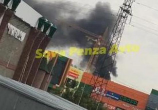 Пензенцы сообщают о пожаре в районе ТРК Коллаж