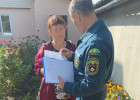 На улице Совхоз Победы в Пензе провели противопожарный рейд