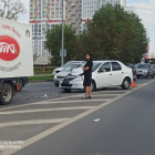 На улице Измайлова в Пензе из-за массовой аварии собирается пробка