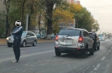 На улице Луначарского в Пензе столкнулись две легковушки