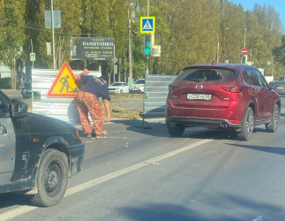 В Пензе из-за дорожных работ стоит в пробке проспект Строителей