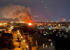 Полыхающие дома в частном секторе Пензы попали на видео