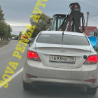 Под Пензой образовалась огромная пробка из-за аварии