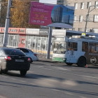 У памятника Победы в Пензе образовалась большая пробка из-за ДТП