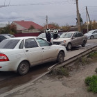 В Пензе из-за аварии встала в пробке улица Долгорукова