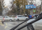 В Пензе образовался затор из-за массового ДТП на проспекте Победы