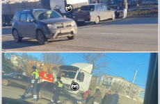 Жесткое ДТП на улице Чаадаева в Пензе: грузовик врезался в легковушку