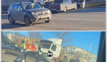 Жесткое ДТП на улице Чаадаева в Пензе: грузовик врезался в легковушку