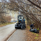 В Пензе с улицы Ухтомского вывезли более 20 кубометров мусора