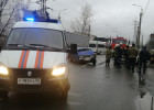 Пензенские спасатели вытащили человека, зажатого в искореженной машине
